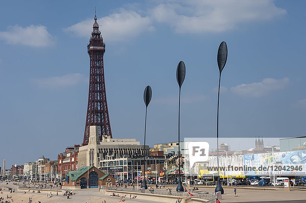 Blackpool Tower  Blackpool  Lancashire  England  Vereinigtes Königreich  Europa