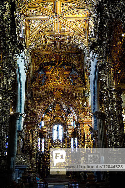 Kirche Sao Francisco  600 Jahre alt  im Stadtteil Ribiera  UNESCO-Weltkulturerbe  Porto (Oporto)  Portugal  Europa