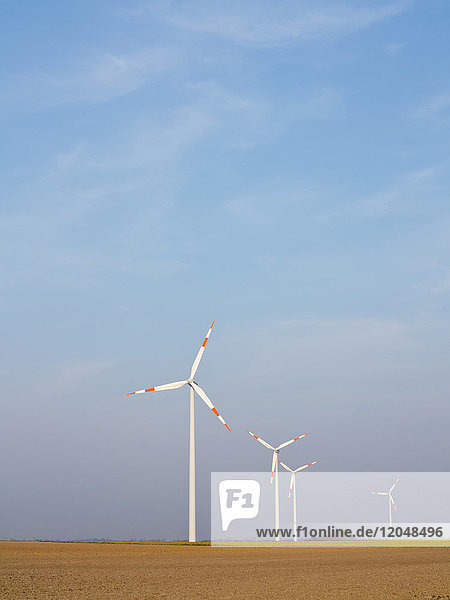 Wind Turbines North Rhine-Westphalia Germany