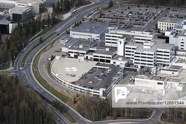 Luftaufnahme des Providence Hospital  Anchorage  Süd-Zentral-Alaska  USA