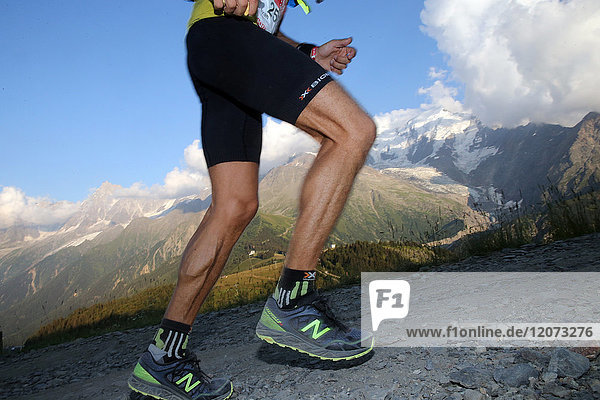 The Ultra-Trail du Mont-Blanc. A a single-stage mountain ultramarathon in the Alps.