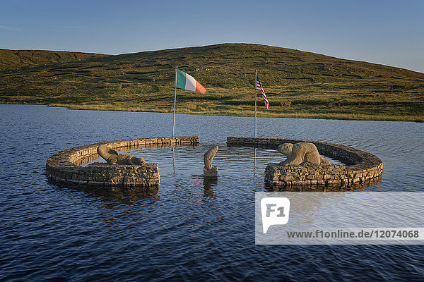 Beaver Island Memorial  Arranmore Island  Grafschaft Donegal  Ulster  Republik Irland  Europa
