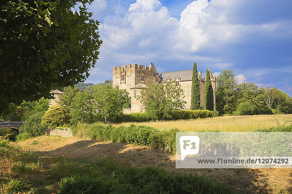 Schloss Allemagne en Provence  Allemagne en Provence  Alpes de Haute Provence  Frankreich  Europa