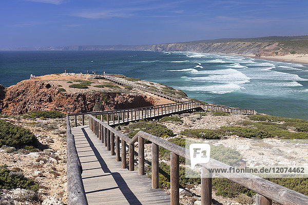 Praia da Borderia beach  Carrapateira  Costa Vicentina  west coast  Algarve  Portugal  Europe