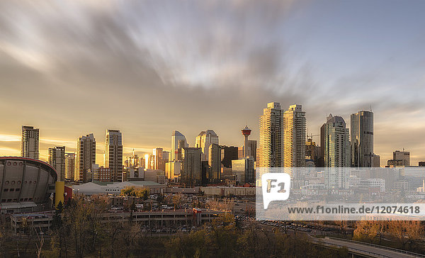 Skyline  Calgary  Alberta  Canada  North America