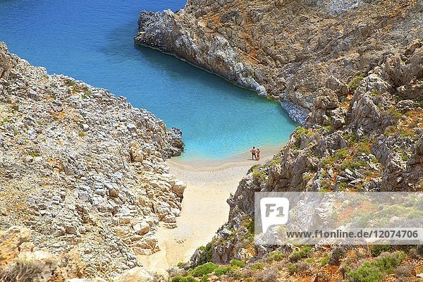 Seitan Limania Beach  Akrotiri  Crete  Greek Islands  Greece  Europe