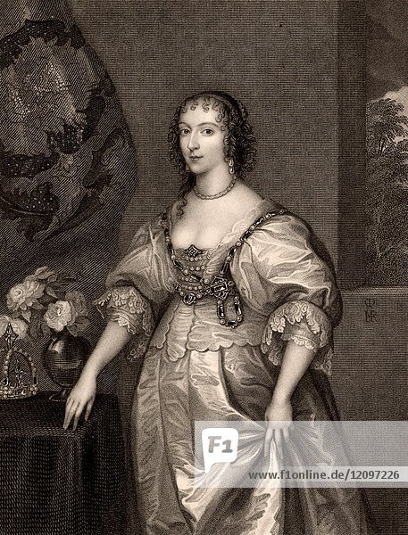 Henrietta Maria - Queen Consort of Charles I of Britain.
