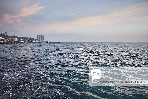 Sea at sunset Odessa Odessa Oblast Ukraine Europe