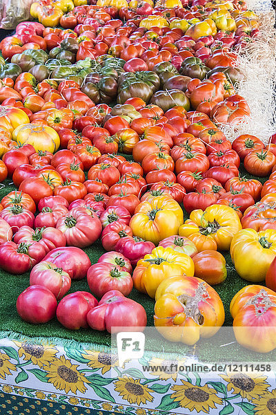 Assortment of old-fashioned tomatoes