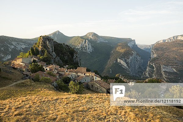 Rougon  Verdon-Schlucht  Gorges du Verdon  Departement Alpes-de-Haute-Provence  Region Provence-Alpes-Côte d' Azur  Frankreich  Europa