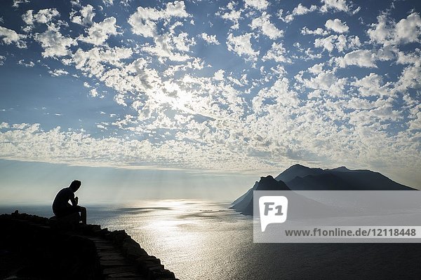 View from Chapmans Peak  Cape Town  Western Cape  South Africa  Africa