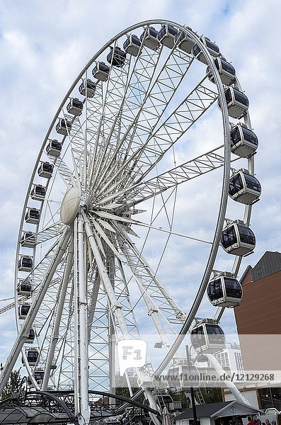 Ferris wheel  Gdansk  Poland.