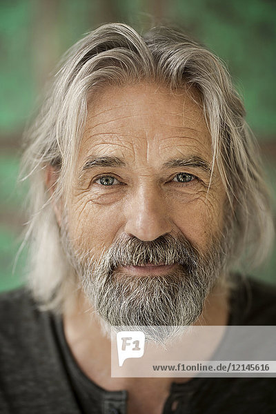 Porträt eines gutaussehenden älteren Mannes