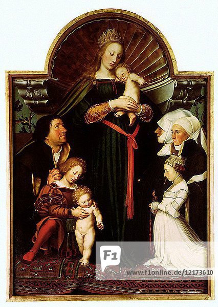 The Virgin and Child with Members of the Meyer Family