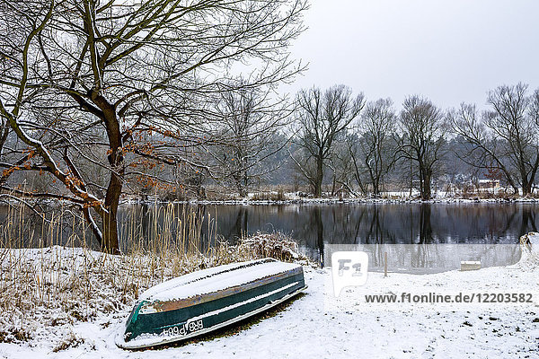 Deutschland  Brandenburg  Havelland  Havel im Winter