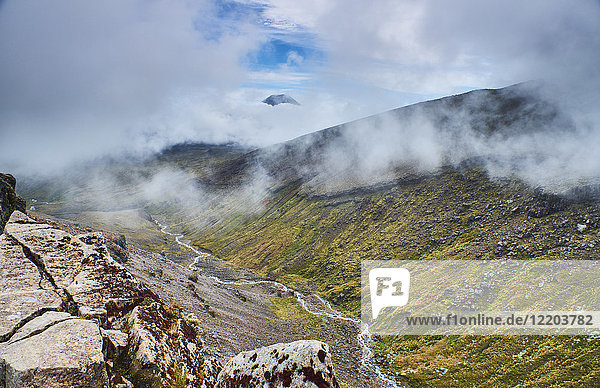 Neuseeland  Nordinsel  Tongariro Nationalpark  Vulkanlandschaft