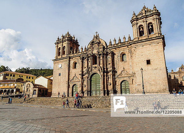 Cathedral of Cusco  UNESCO World Heritage Site  Cusco  Peru  South America
