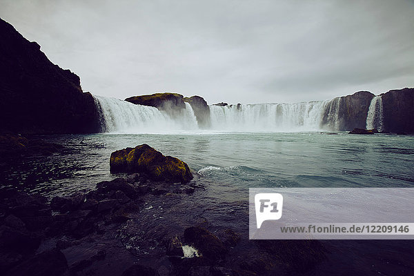 Wasserfall  Akureyri  Eyjafjardarsysla  Island