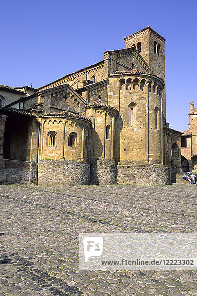 Das historische Zentrum von Castell'Arquato  Emilia Romagna  Italien
