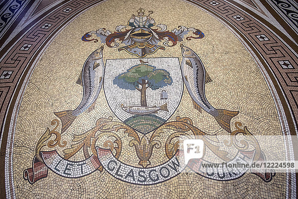 UNITED KINGDOM SCOTLAND GLASGOW THE INTERIOR OF CITY CHAMBERS BUILDING IN GEORGE SQUARE