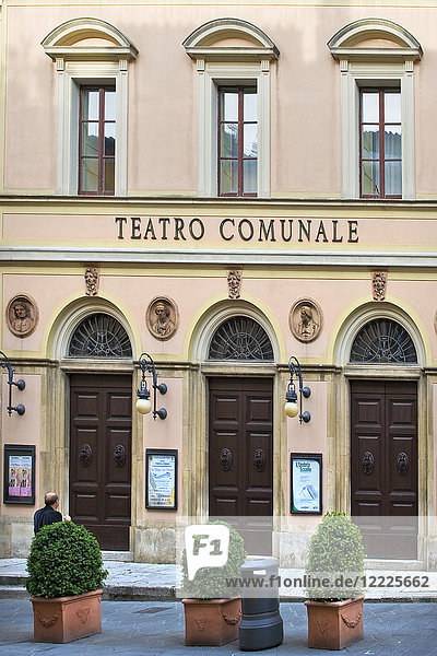Stadttheater  Todi  Provinz Terni  Umbrien  Italien