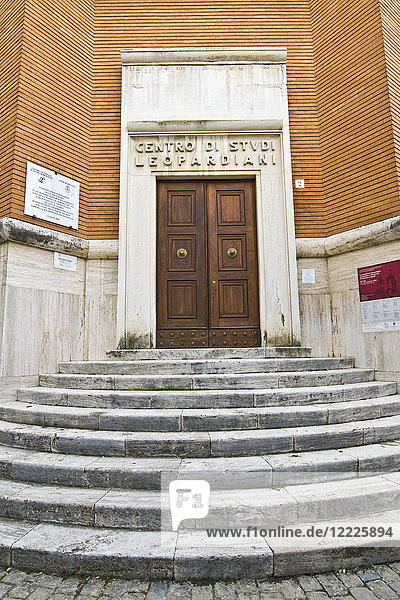 Leopardi-Studienzentrum  Recanati  Marken  Italien