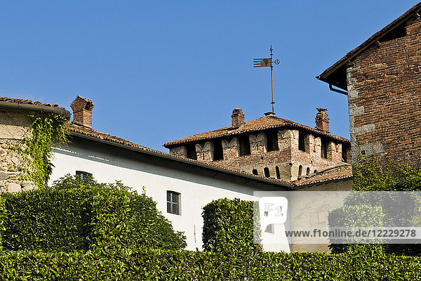 Schloss Visconti San Vito  Somma Lombardo  Provinz Varese  Lombardei  Italien