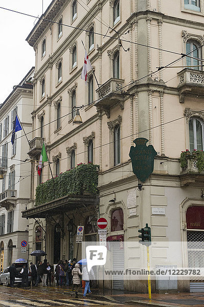 Italy  Milan  Lombardy  Grand Hotel Milano.