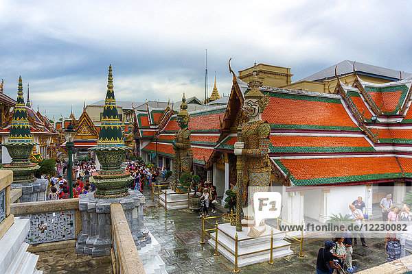 Asia  Thailand  Bangkok  Royal Grand Palace  Wat Phra Kaew temple