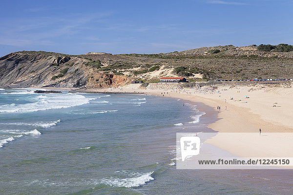 Praia da Amoreira Strand  Atlantischer Ozean  Aljezur  Costa Vicentina  Algarve  Portugal  Europa