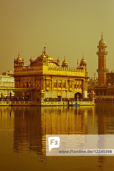 The Golden Temple of Amritsar  Punjab  India  Asia