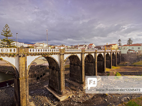 Alte Brücke in Ribeira Grande  Insel Sao Miguel  Azoren  Portugal  Atlantik  Europa