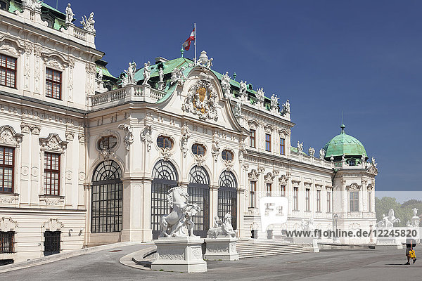 Upper Belvedere Palace  UNESCO World Heritage Site  Vienna  Austria  Europe