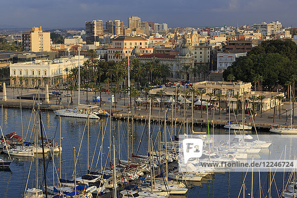 Marina  Cartagena Port  Murcia  Spain  Europe