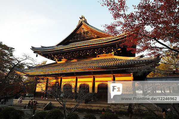 Nanzenji-Tempel  der Haupttempel der Rinzai-Sekte des japanischen Zen-Buddhismus  Kyoto  Japan  Asien