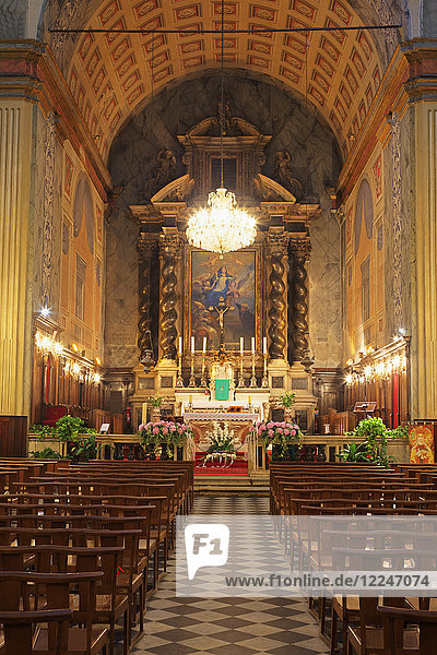 Kathedrale  Ajaccio  Insel Korsika  Frankreich  Mittelmeer  Europa