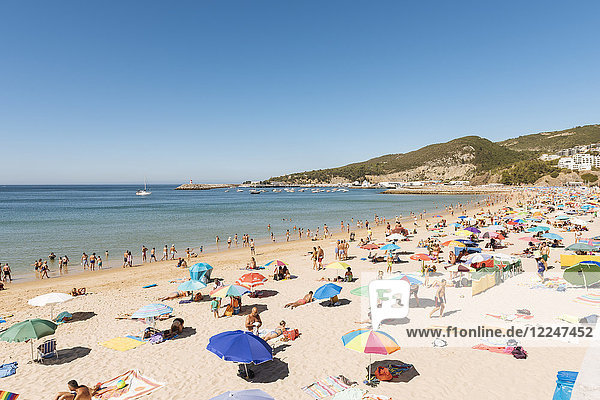 Strand von Seisimbra  Bezirk Setubal  Portugal  Europa