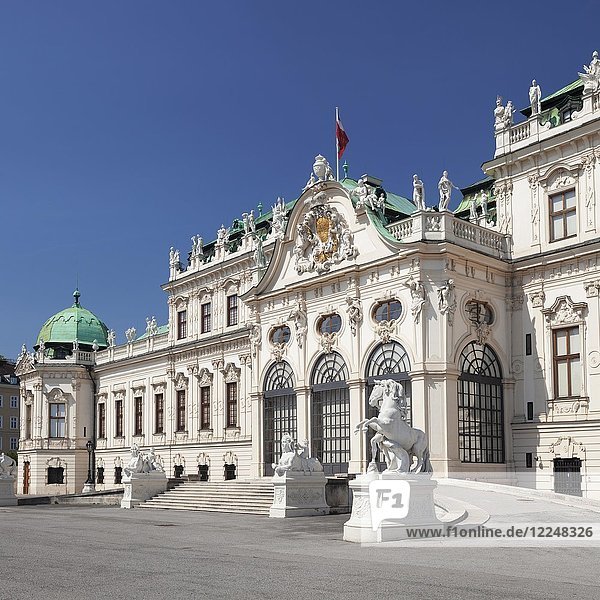 Oberes Belvedere  Schloss Belvedere  Wien  Österreich  Europa