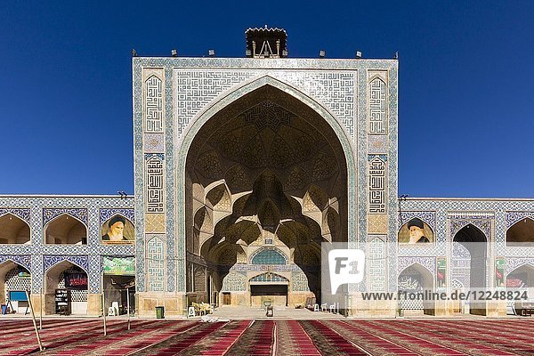 Masjed-e Jameh oder Jameh-Moschee  Eshahan  Iran  Asien