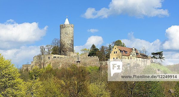 Schloss Schönburg im Saaletal  Naumburg  Burgenlandkreis  Sachsen-Anhalt  Deutschland  Europa