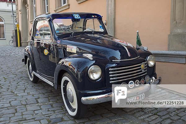 Fiat Topolino  1948  Oldtimer  Volkach  Unterfranken  Bayern  Deutschland  Europa