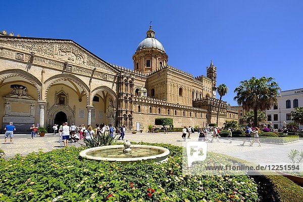 Cathedral of Palermo  Cattedrale Maria Santissima Assunta  Palermo  Sicily  Italy  Europe