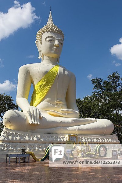 Phutthasathan Phu Sing Buddha-Statue  Non Buri  Bezirk Sahatsakhan  Provinz Kalasin  Isan  Nordost Thailand