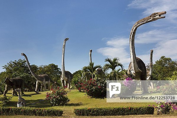 Dinosaurierpark  Jurassic Park  Non Buri  Bezirk Sahatsakhan  Provinz Kalasin  Isan  Nordost Thailand