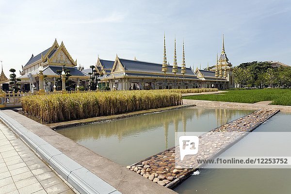 Königliches Krematorium für König Bhumibol Adulyadej  Bangkok  Thailand  Asien
