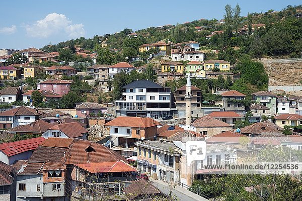 Stadtansicht  Peshkopi  Albanien  Europa