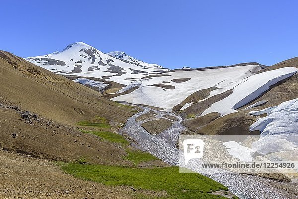 Fannborg mountain thermal zone Hveradalir Kerlingarfjöll Suðurland Iceland Europe