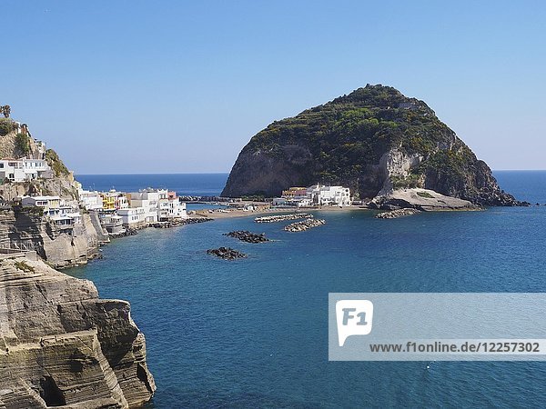 Sant'Angelo  in front cliffs  Ischia  Calabria  Italy  Europe