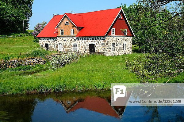 Alte Wassermühle in Svenstorp Scania Schweden Europa