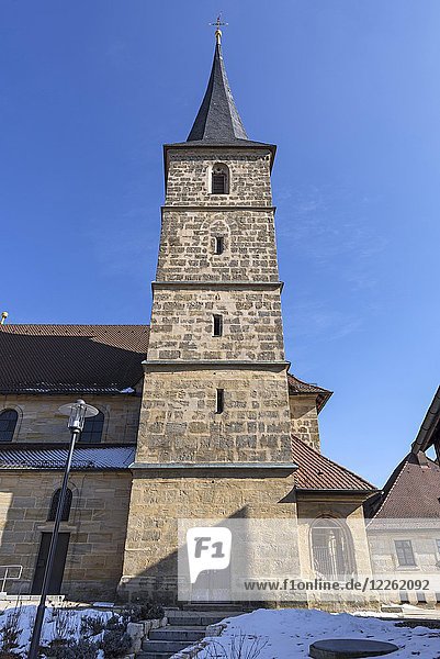 Pfarrkirche St. Walburga  Kirchröttenbach  Mittelfranken  Bayern  Deutschland  Europa